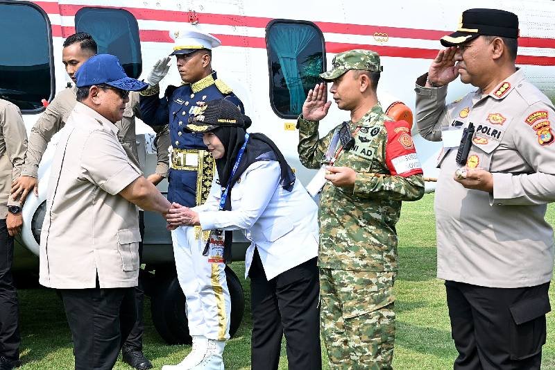 Kedatangan Prabowo Disambut Eva Dwiana, Bandar Lampung Siap Sukseskan Munas HIPMI