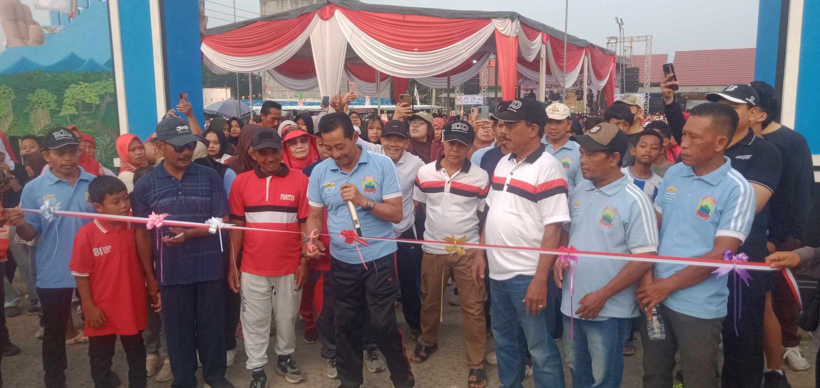 Semarak Kemerdekaan HUT RI Ke 81, Warga Jatimulyo Tumpah Ruah ikuti Jalan Sehat