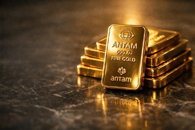 Harga Emas Antam Hari Ini 20 Juni 2026 Turun, Buyback Terkoreksi Jadi Rp2,401 Juta per Gram