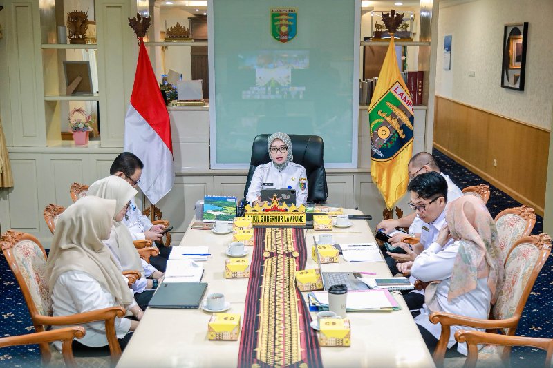 Lampung Selatan Jadi Prioritas Penanganan TBC, Wagub Jihan Pimpin Rakor TP2TB