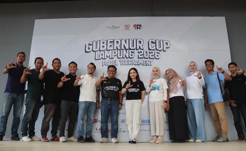 PLN Dukung Padel Gubernur Cup 2026, 502 Peserta Ramaikan Turnamen di Lampung