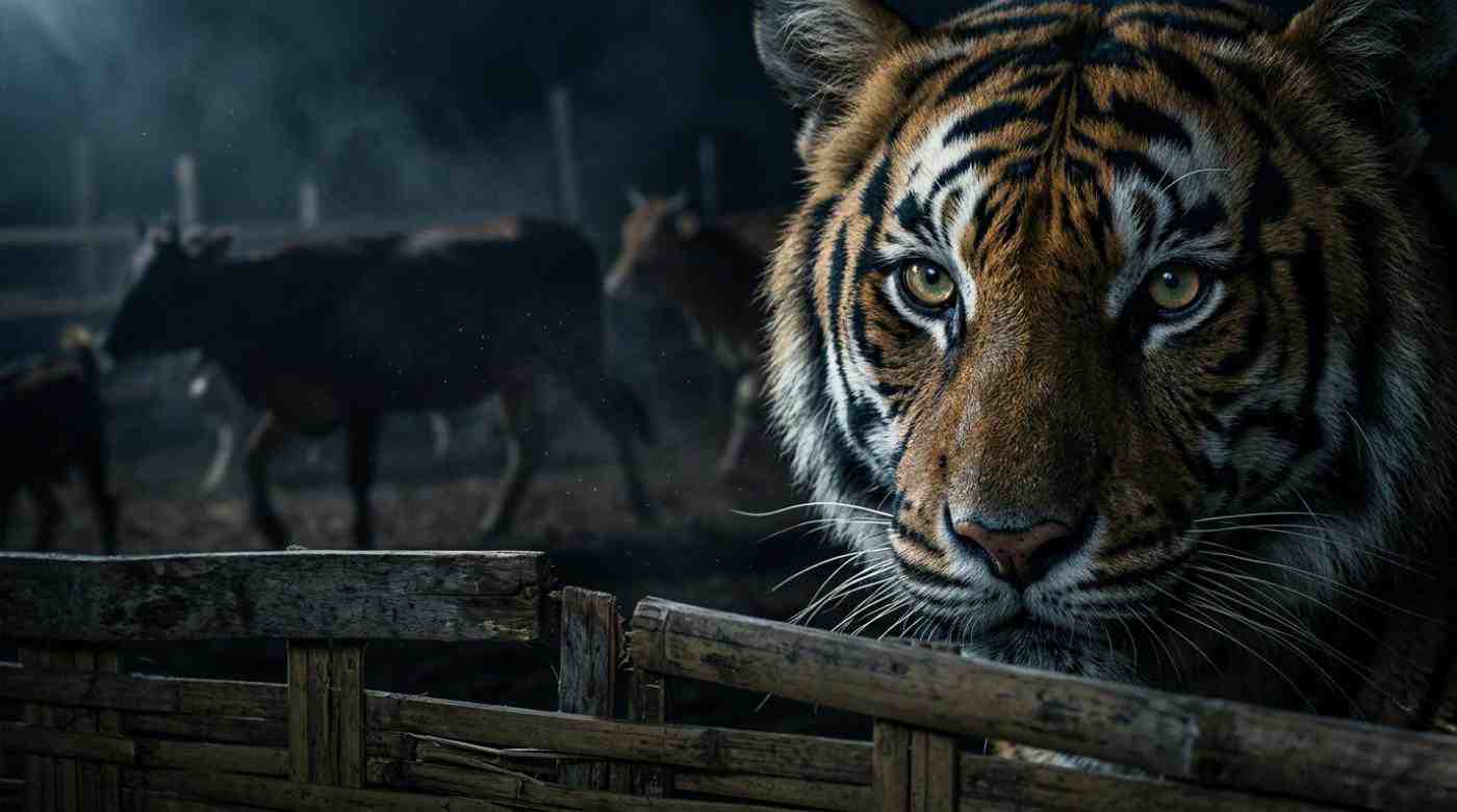 Harimau Sumatera Mangsa 7 Ternak Warga, Kerugian Capai Rp8 Juta
