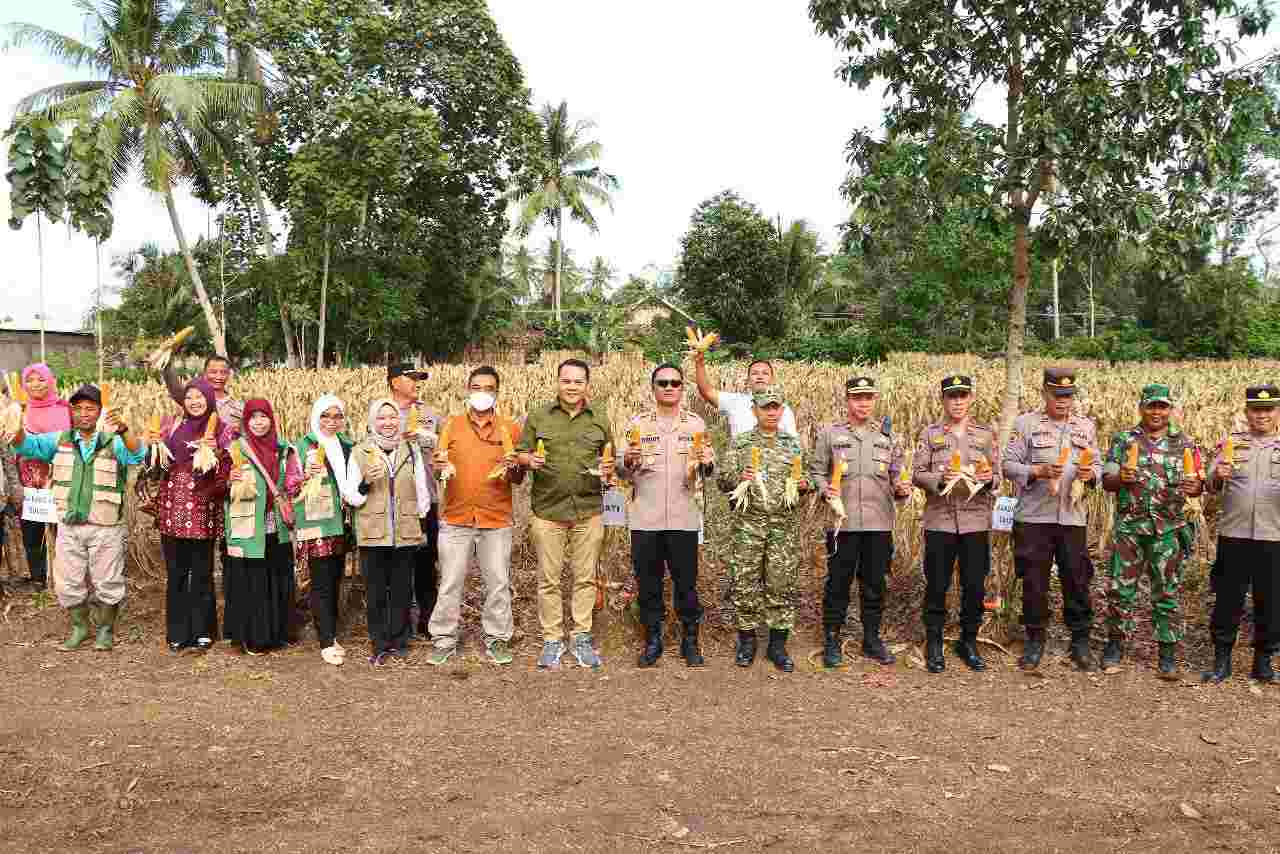Polres Lampung Utara Hadiri Panen Raya Jagung Serentak Kuartal II 2026