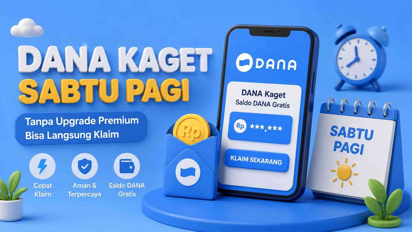 Link DANA Kaget Sabtu Pagi, Pengguna Akun Reguler Tetap Bisa Ikut Klaim