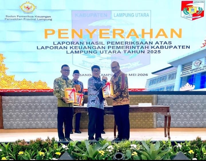 Lampung Utara Pertahankan Opini WTP Enam Kali Berturut-turut