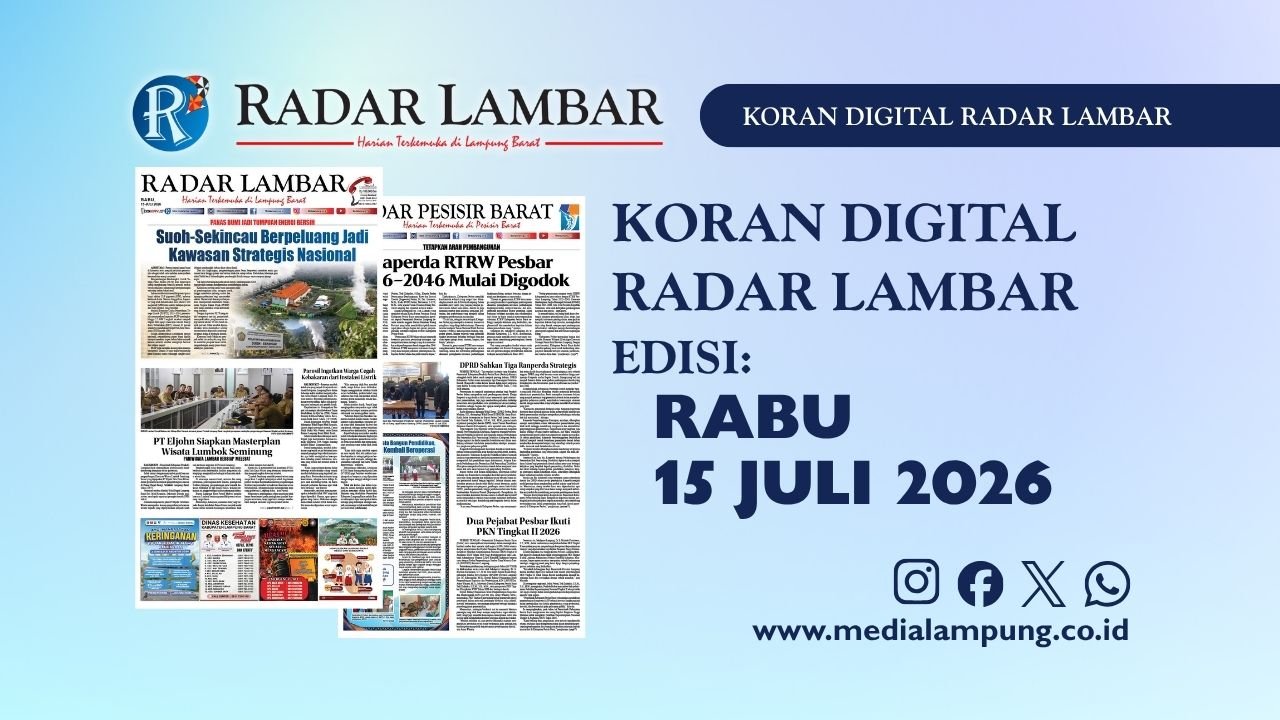 Epaper Radar Lambar Edisi 15 Juli 2026