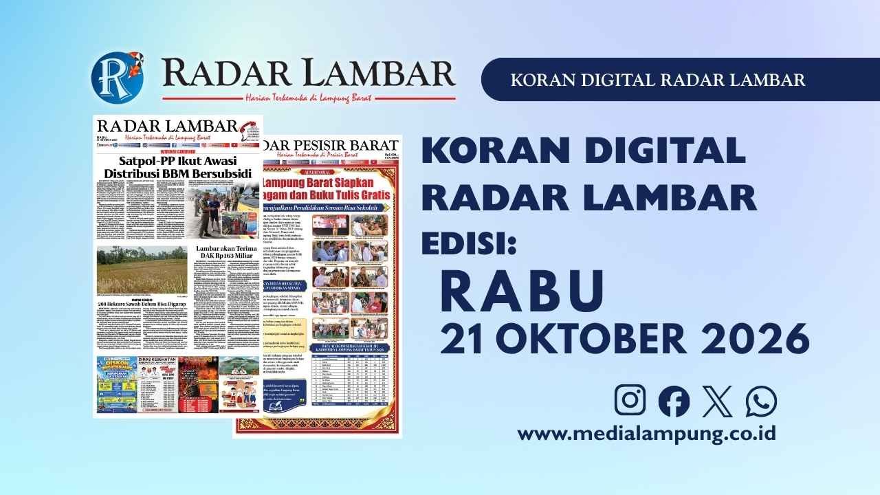 Epaper Radar Lambar Edisi 21 Oktober 2026