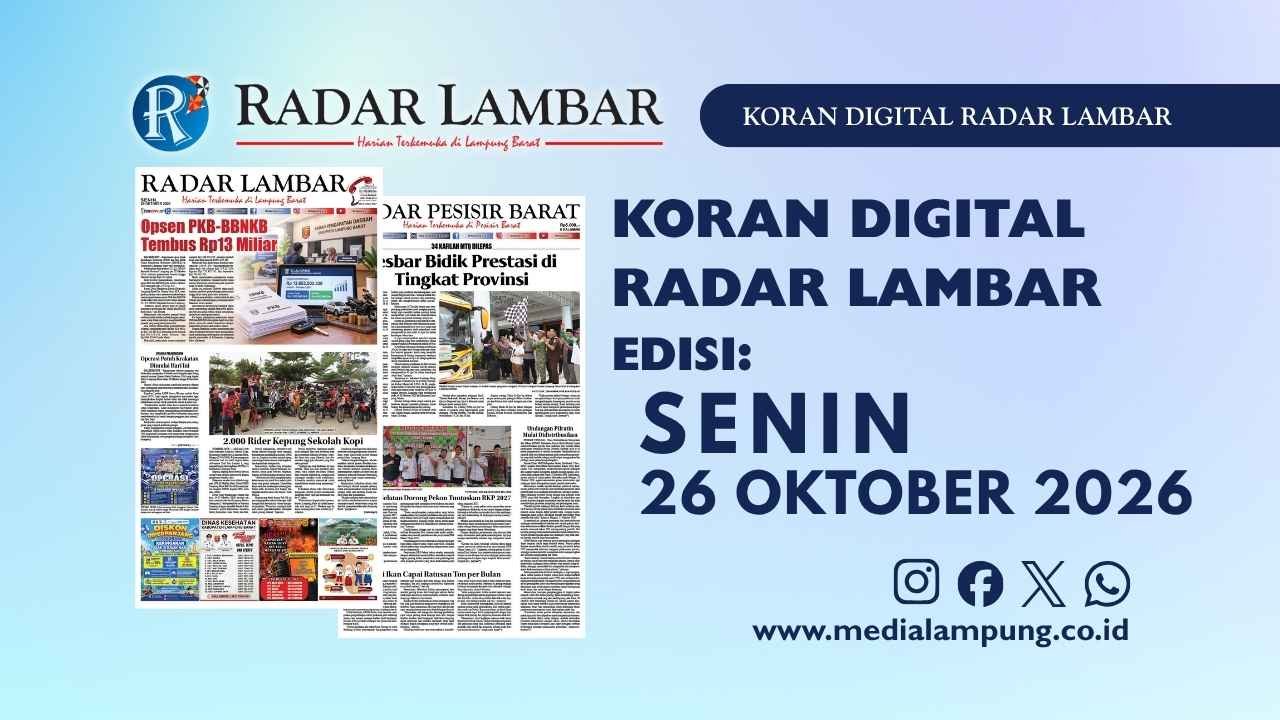Epaper Radar Lambar Edisi 26 Oktober 2026