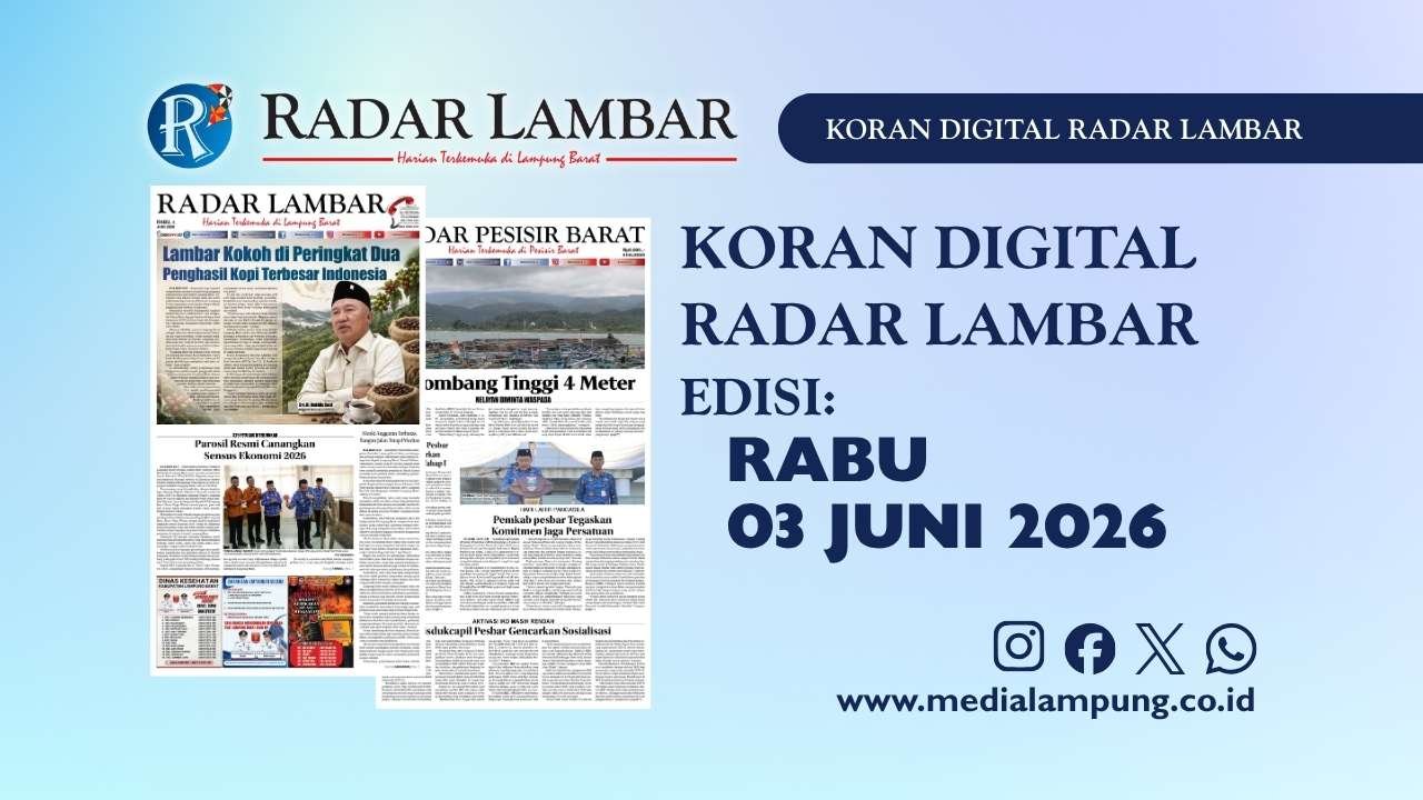 Epaper Radar Lambar Edisi 3 Juni 2026