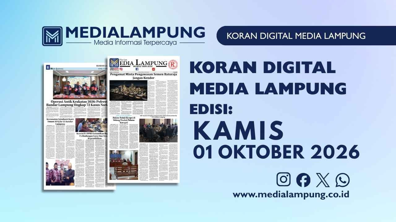 Epaper Media Lampung Edisi 01 Oktober 2026