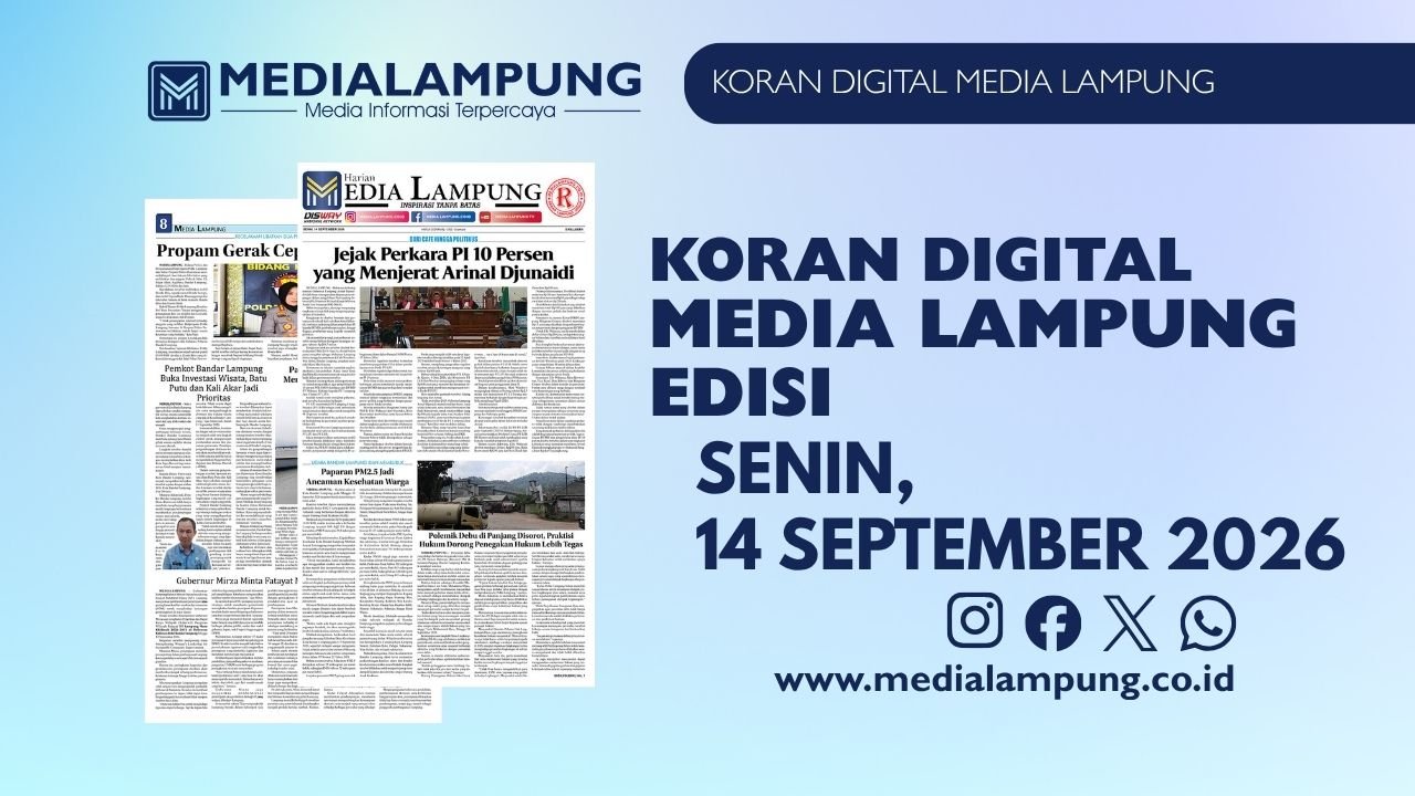 Epaper Media Lampung Edisi 14 September 2026