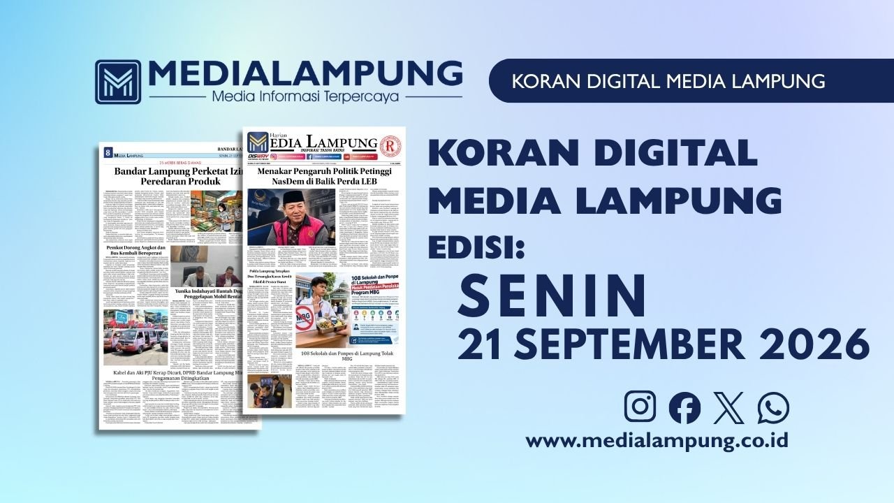 Epaper Media Lampung Edisi 21 September 2026
