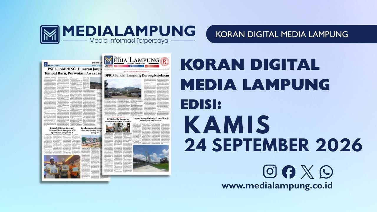 Epaper Media Lampung Edisi 24 September 2026