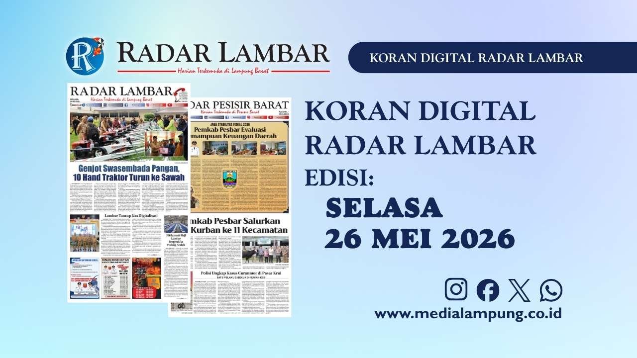 Epaper Radar Lambar Edisi 26 Mei 2026