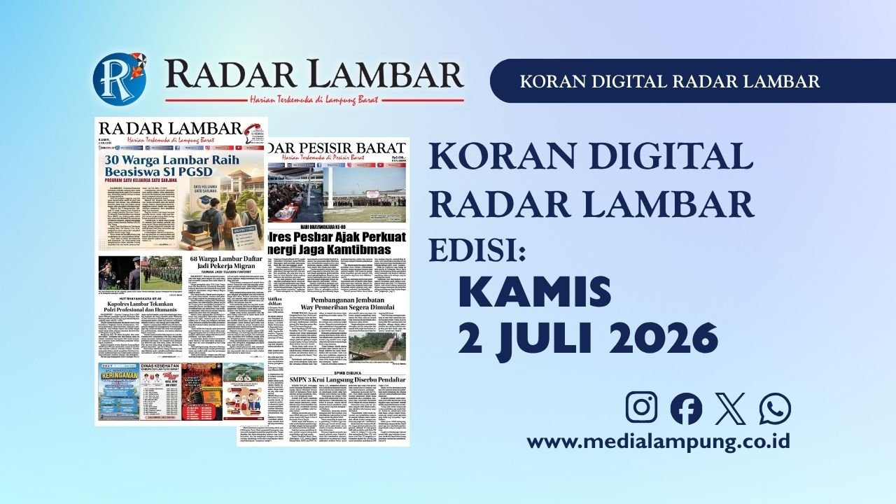 Epaper Radar Lambar Edisi 2 Juli 2026
