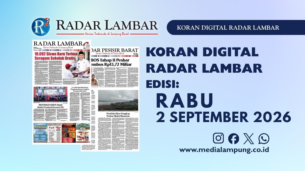 Epaper Radar Lambar Edisi 2 September 2026