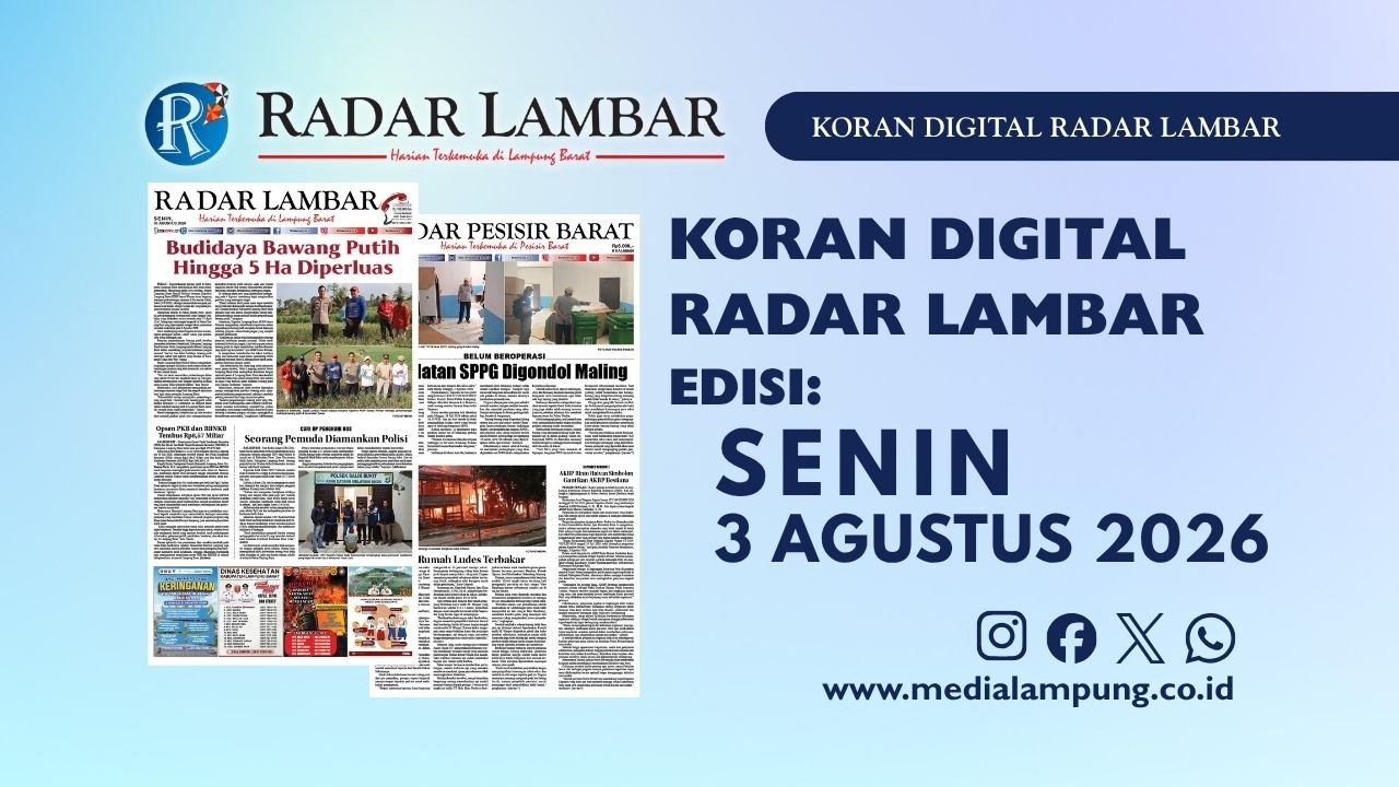 Epaper Radar Lambar Edisi 3 Agustus 2026