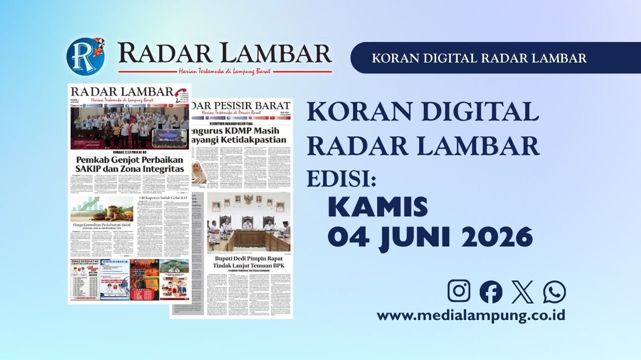 Epaper Radar Lambar Edisi 4 Juni 2026