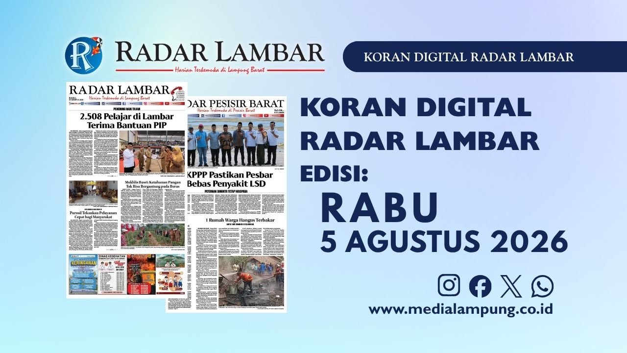 Epaper Radar Lambar Edisi 5 Agustus 2026
