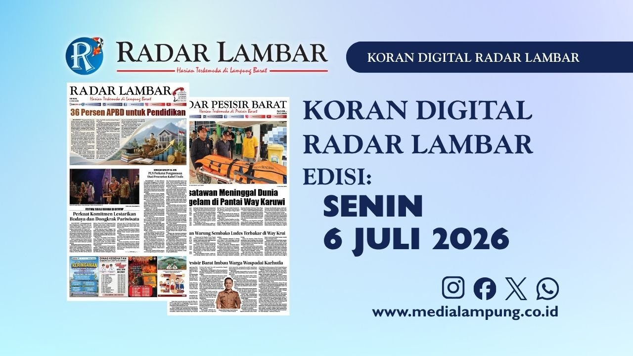Epaper Radar Lambar Edisi 6 Juli 2026