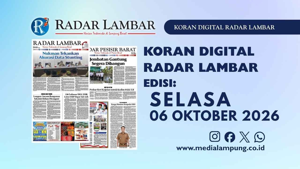 Epaper Radar Lambar Edisi 6 Oktober 2026