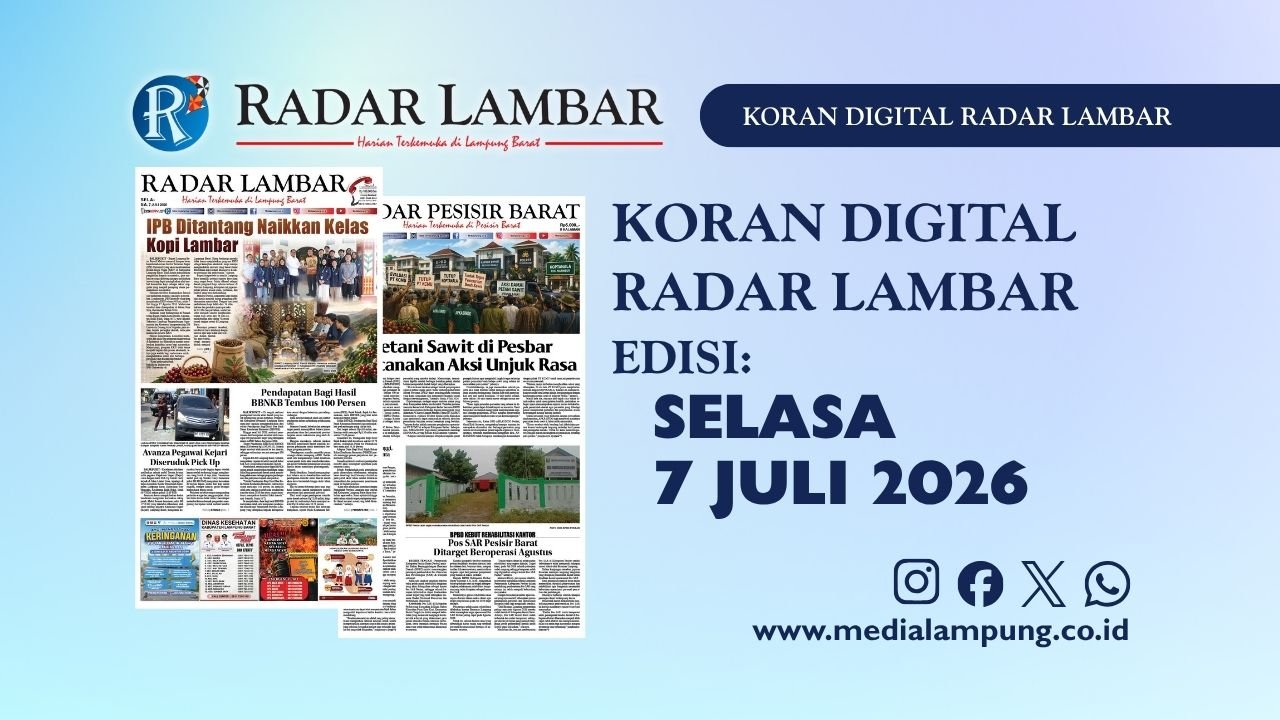 Epaper Radar Lambar Edisi 7 Juli 2026