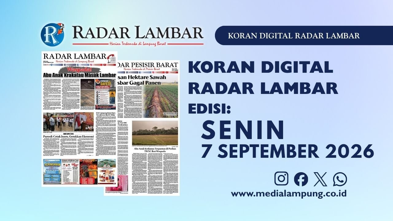 Epaper Radar Lambar Edisi 7 September 2026