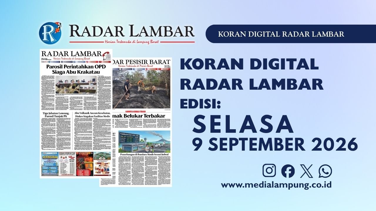 Epaper Radar Lambar Edisi 8 September 2026
