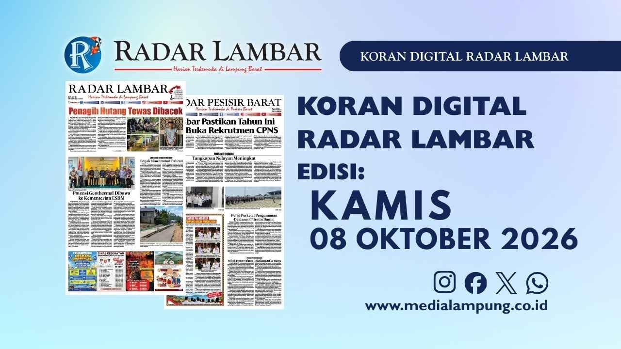 Epaper Radar Lambar Edisi 8 Oktober 2026