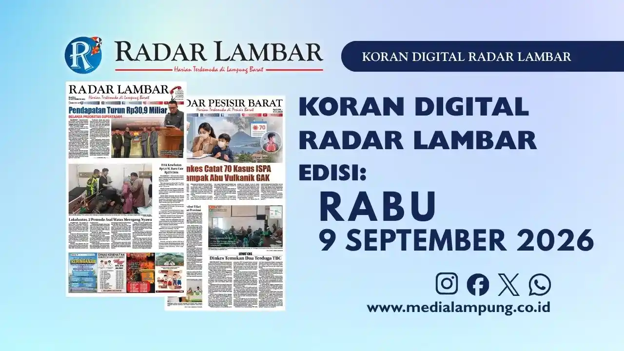 Epaper Radar Lambar Edisi 9 September 2026
