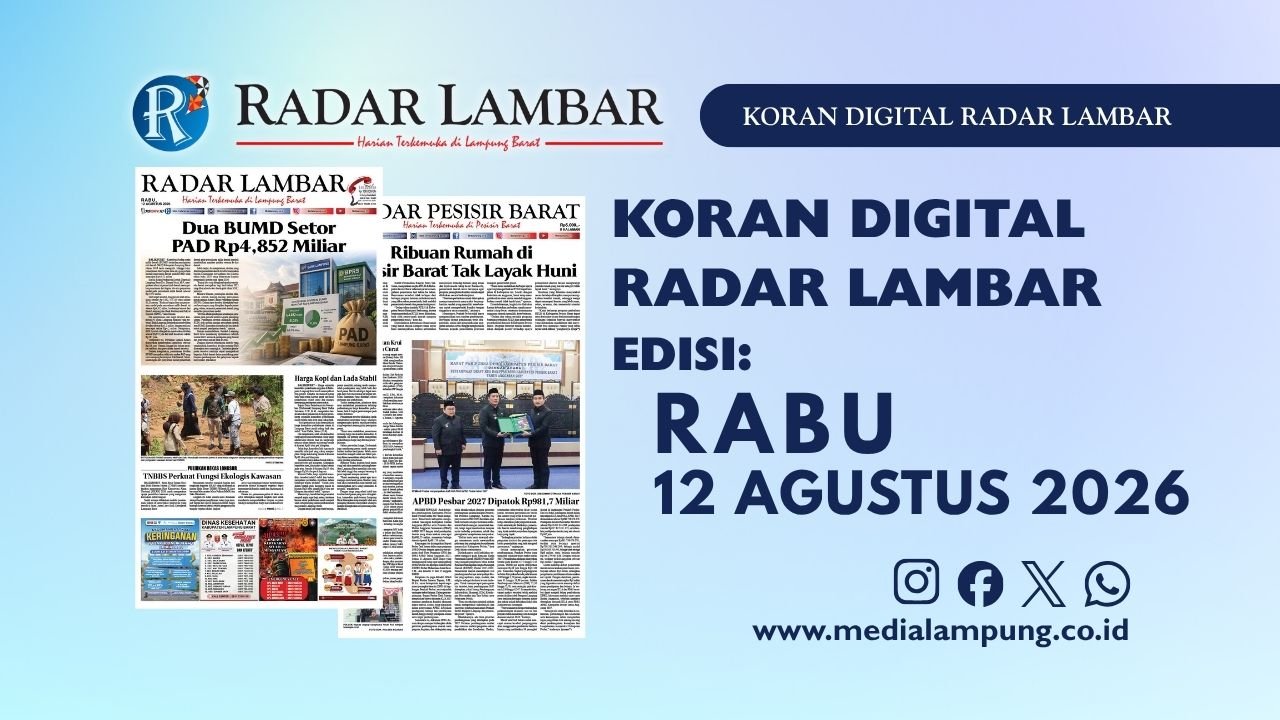 Epaper Radar Lambar Edisi 12 Agustus 2026