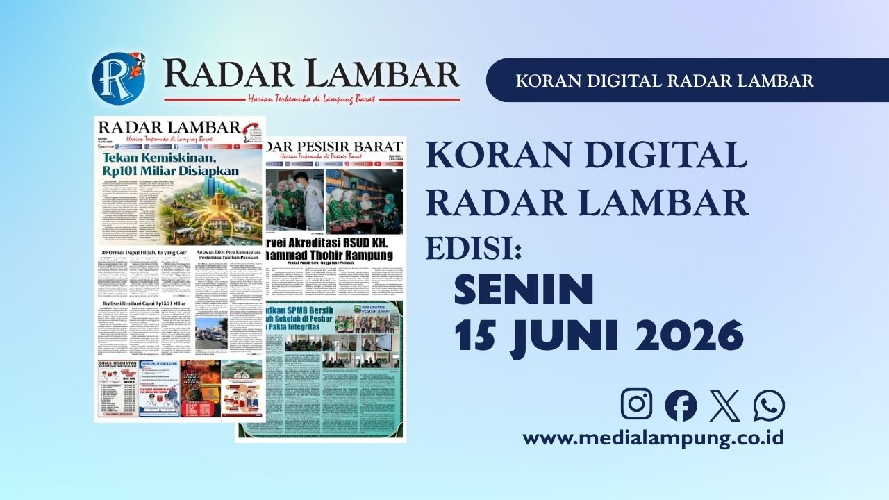 Epaper Radar Lambar Edisi 15 Juni 2026