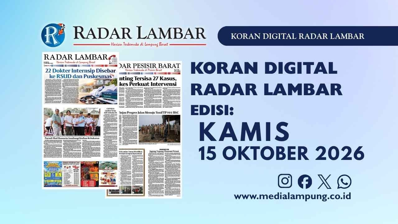 Epaper Radar Lambar Edisi 15 Oktober 2026