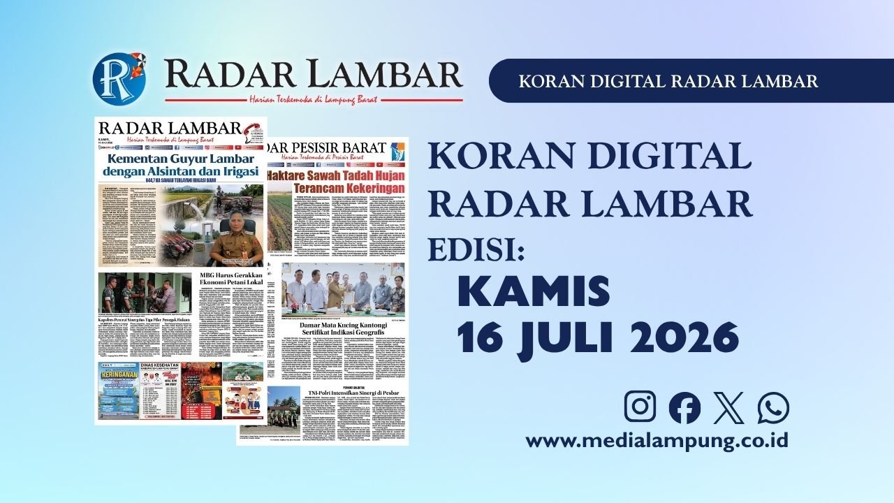 Epaper Radar Lambar Edisi 16 Juli 2026