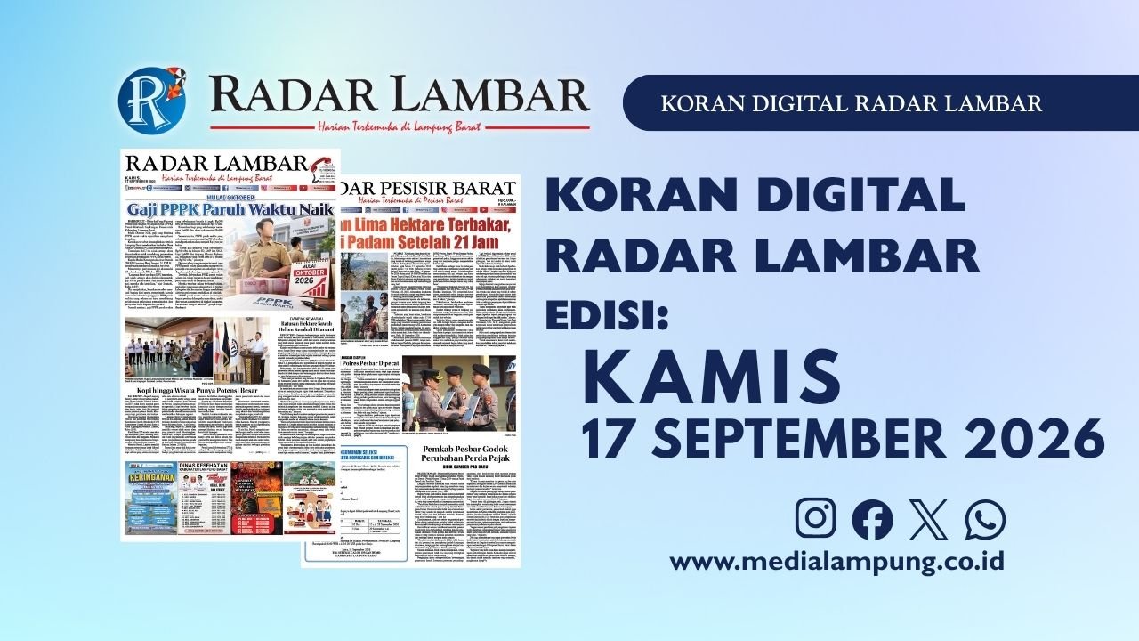 Epaper Radar Lambar Edisi 17 September 2026