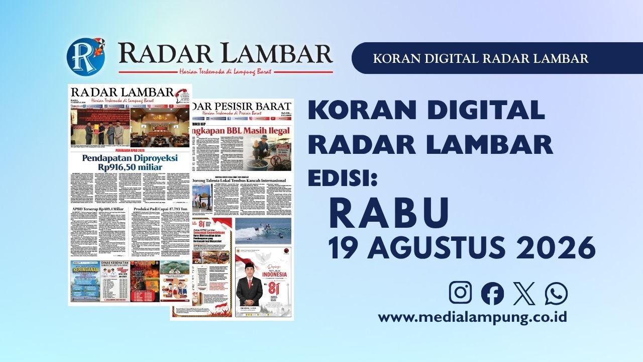 Epaper Radar Lambar Edisi 19 Agustus 2026