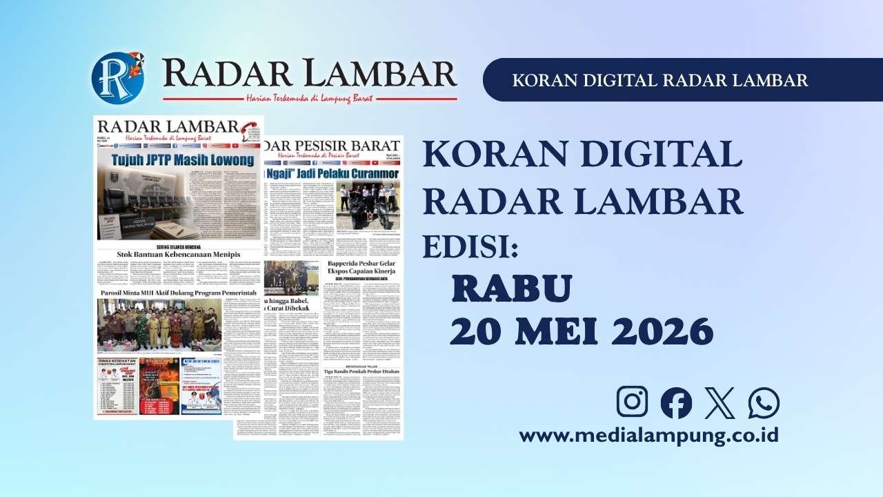 Epaper Radar Lambar Edisi 20 Mei 2026