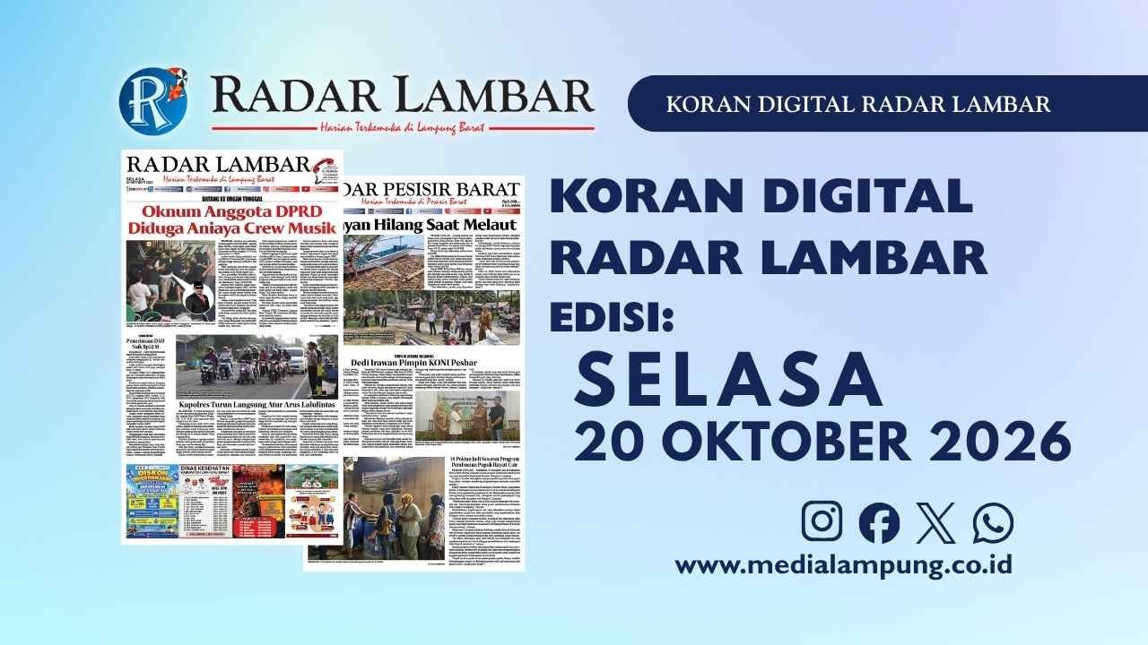 Epaper Radar Lambar Edisi 20 Oktober 2026