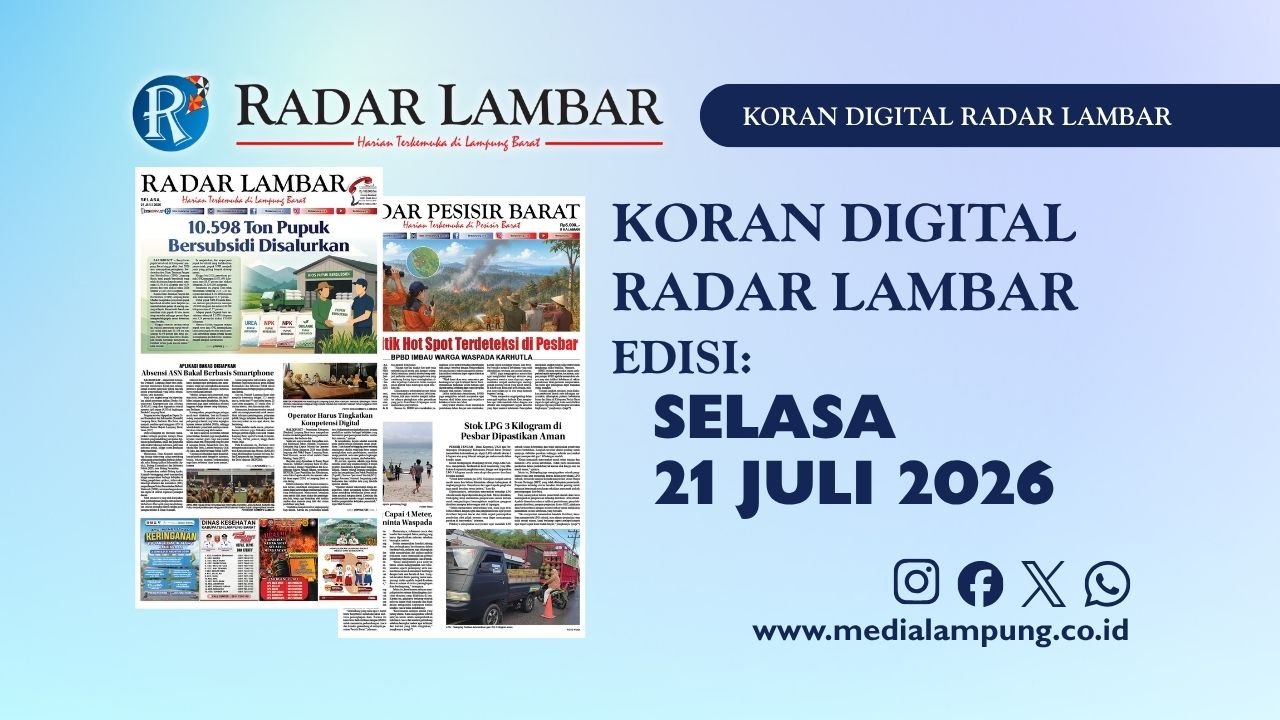 Epaper Radar Lambar Edisi 21 Juli 2026