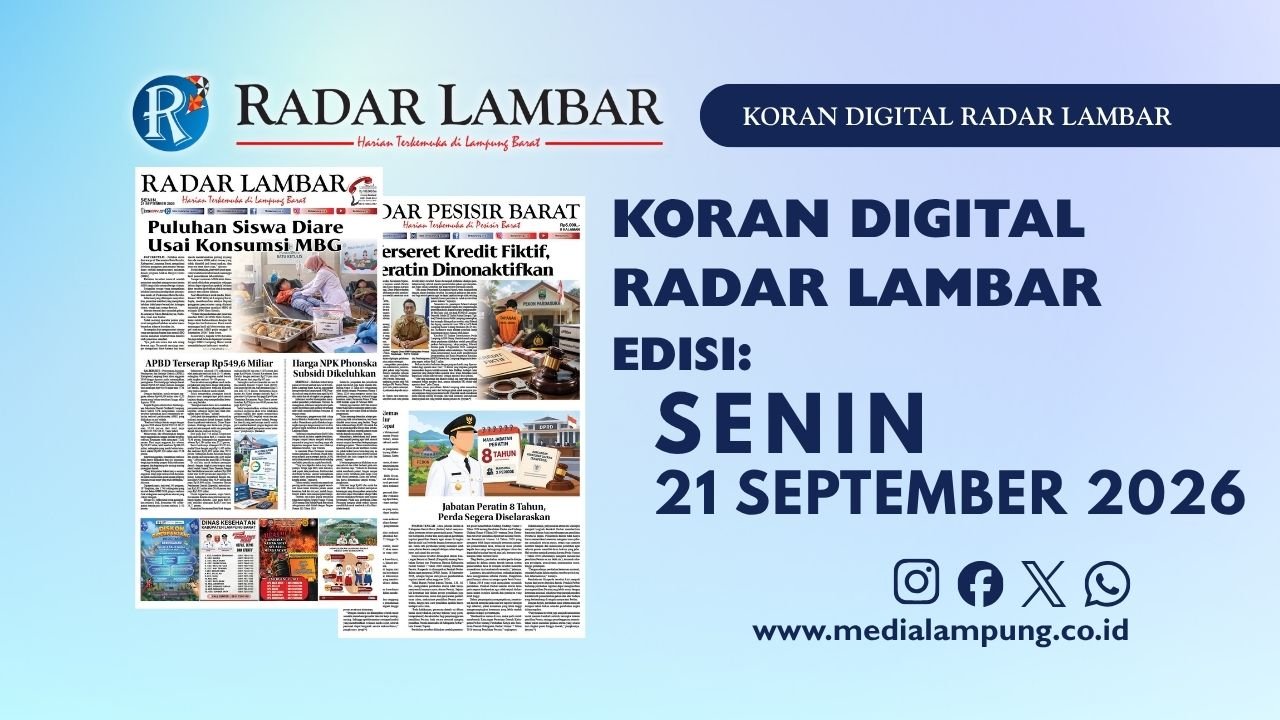 Epaper Radar Lambar Edisi 21 September 2026