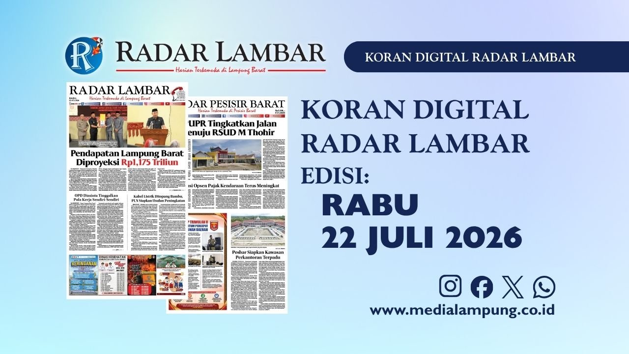 Epaper Radar Lambar Edisi 22 Juli 2026