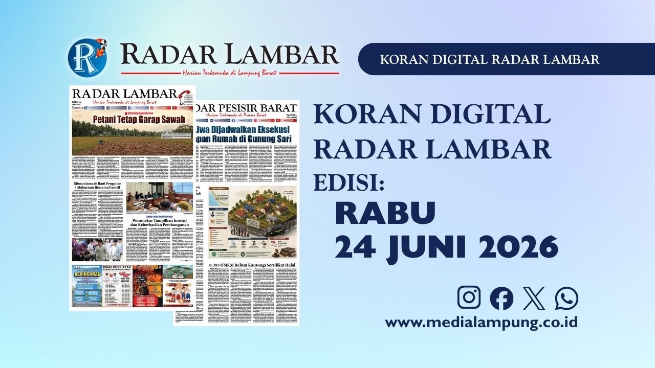 Epaper Radar Lambar Edisi 24 Juni 2026