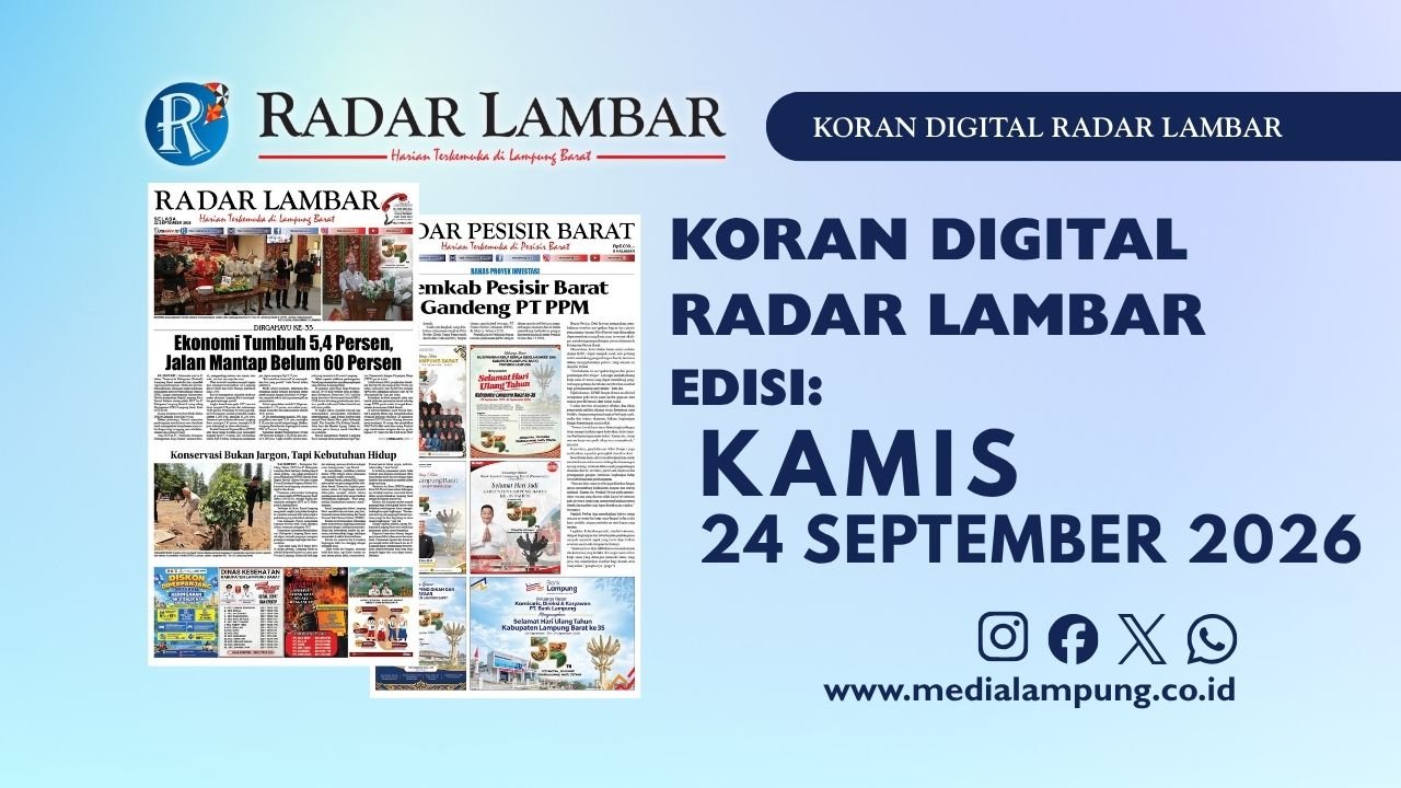 Epaper Radar Lambar Edisi 24 September 2026