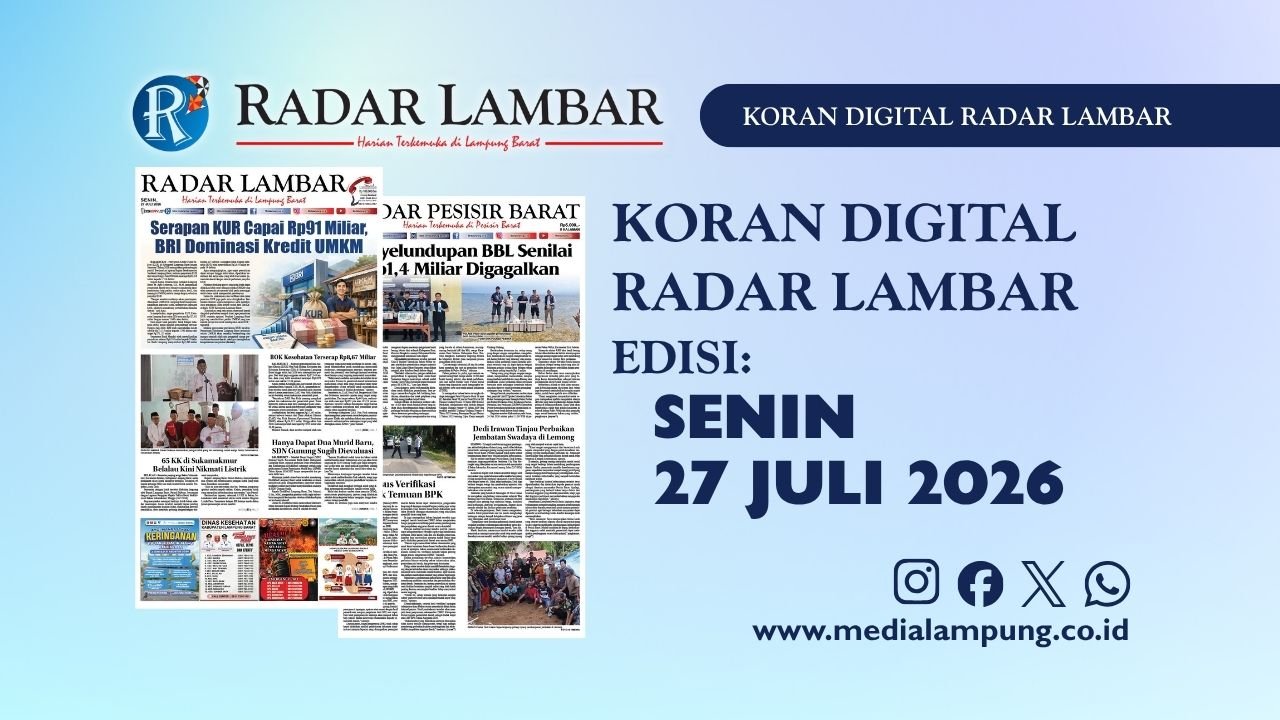 Epaper Radar Lambar Edisi 27 Juli 2026