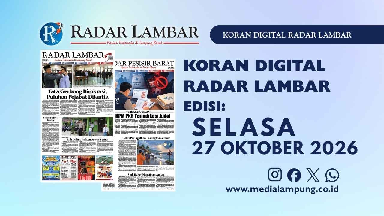 Epaper Radar Lambar Edisi 27 Oktober 2026