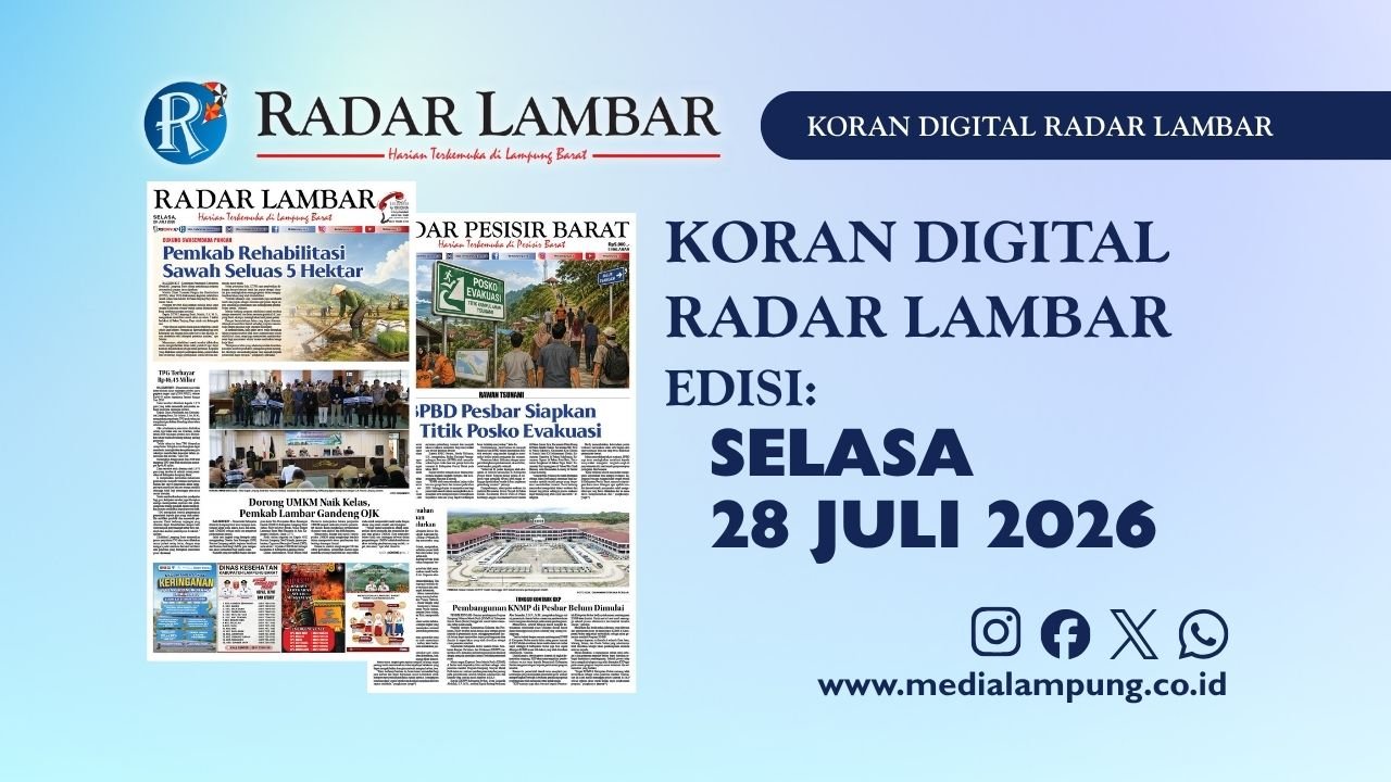 Epaper Radar Lambar Edisi 28 Juli 2026