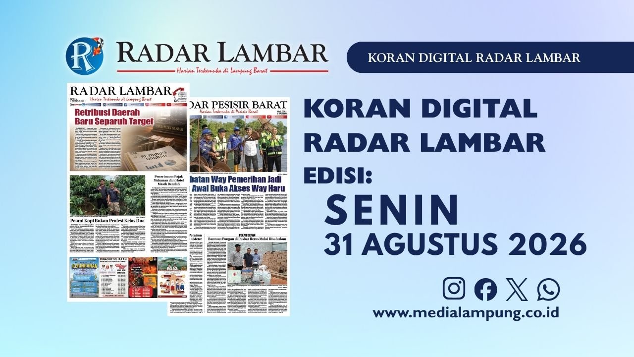 Epaper Radar Lambar Edisi 31 Agustus 2026