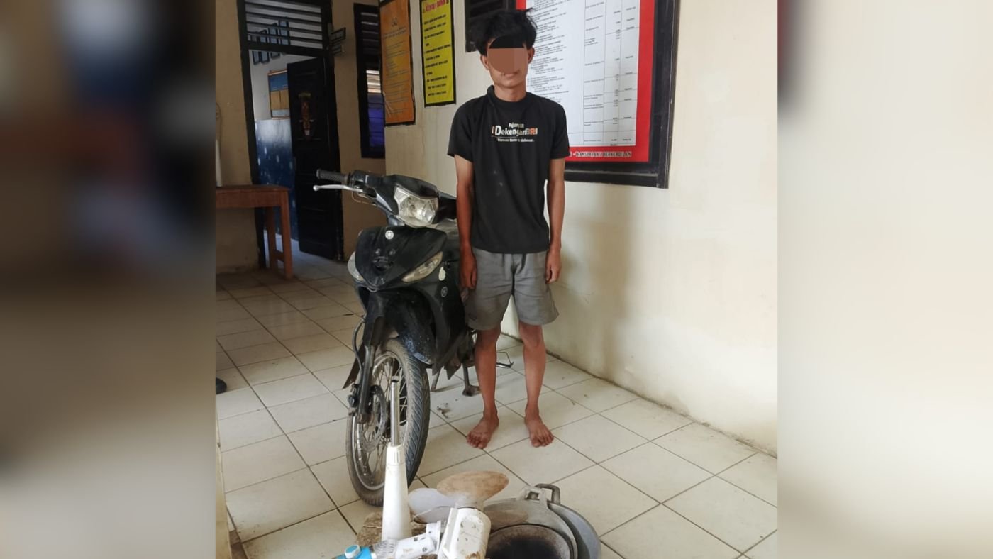 Polsek Sungkai Selatan Tangkap Pelaku Pencurian, Dua Rekannya Masih Diburu