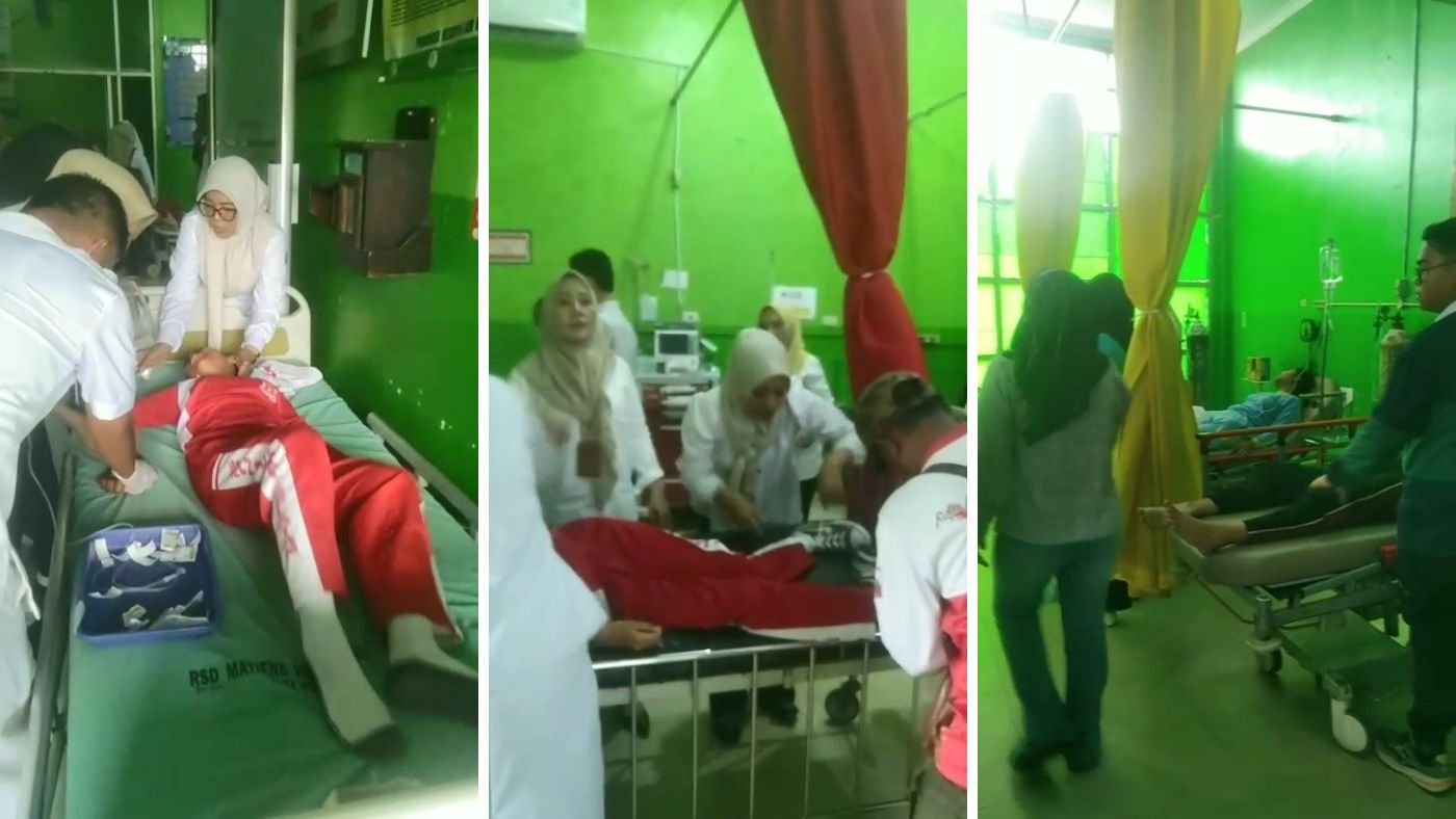 Puluhan Siswa Lomba PBB Lampura Masuk UGD Usai Tempuh 3 Kilometer