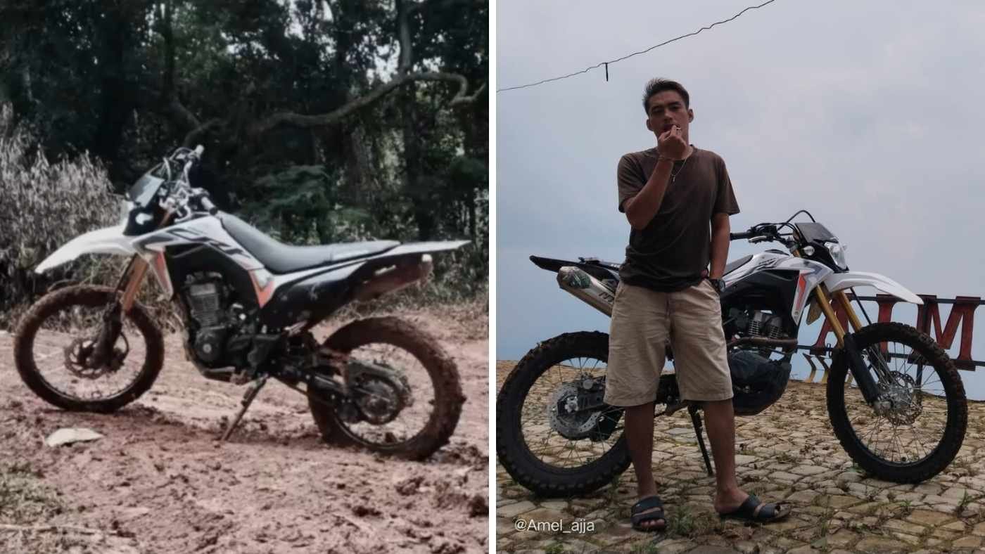 CRF Dalam Garasi di Pekon Padangrambak Raib Digasak Maling